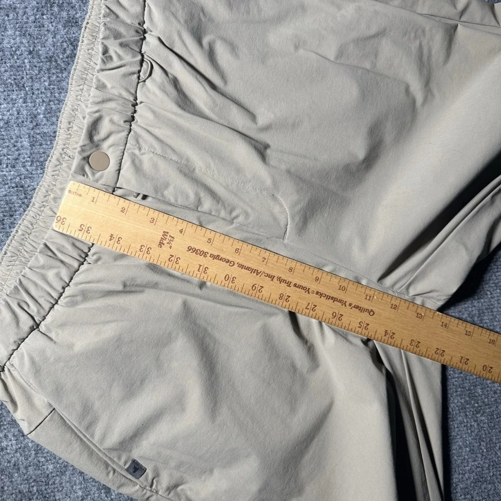 Figs Pro Scrub Pants Adult Large Beige Brown 5 Pocket Performance ~ 32X31